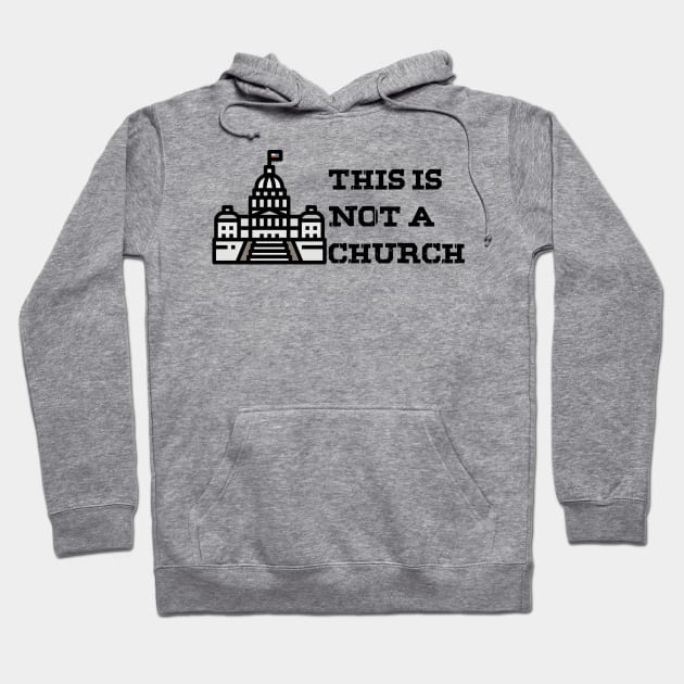 This is not a Church Hoodie by GodlessThreads